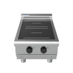 Waldorf 8200 Series INL8200R3-B 450mm Two Round Induction Benchtop Cooktop with Low Height Splashback
