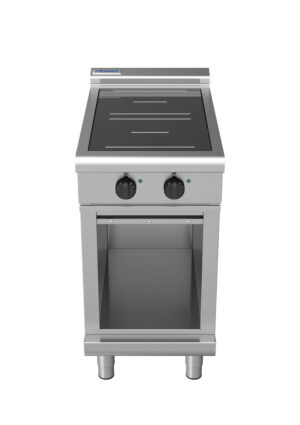 Waldorf 8200 Series INL8200R3-CB 450mm Two Round Induction Cooktop on Cabinet Base with Low Height Splashback