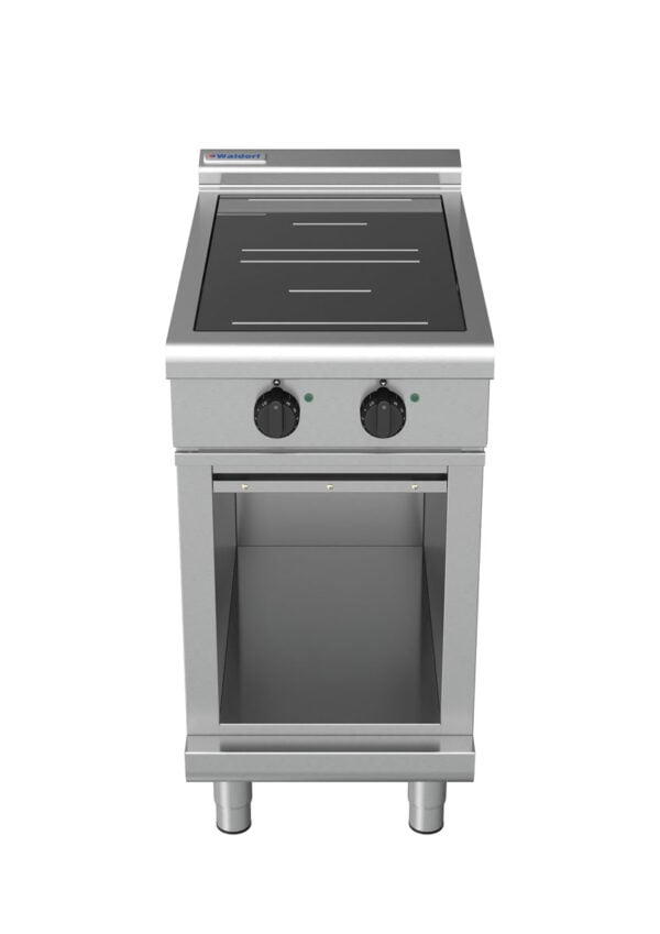 Waldorf 8200 Series INL8200R3-CB 450mm Two Round Induction Cooktop on Cabinet Base with Low Height Splashback