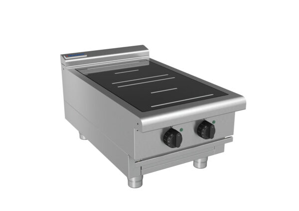 Waldorf 8200 Series INL8200R5-B 450mm Two Round Induction Benchtop Cooktop with Low Height Splashback - Image 2