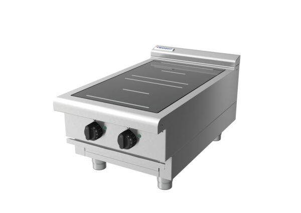 Waldorf 8200 Series INL8200R5-B 450mm Two Round Induction Benchtop Cooktop with Low Height Splashback - Image 3