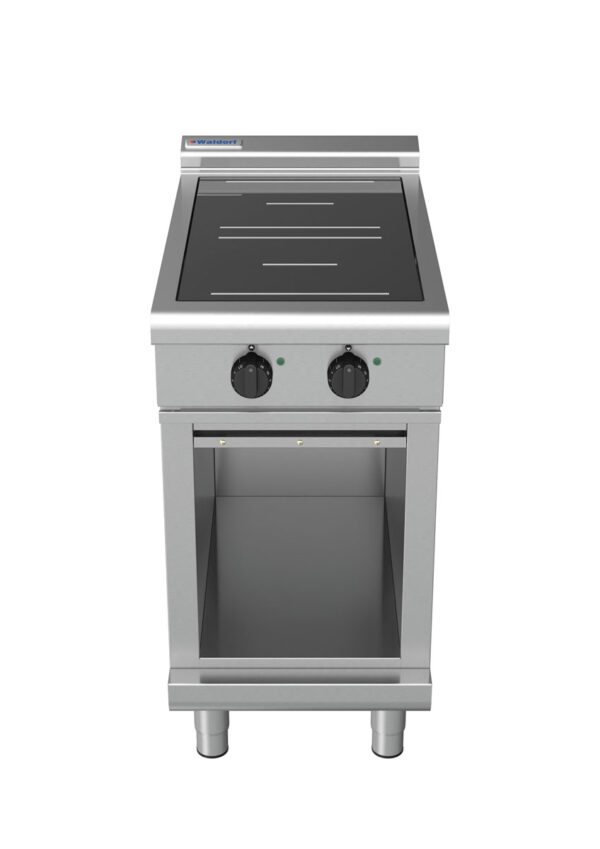 Waldorf 8200 Series INL8200R5-CB 450mm Two Round Induction Cooktop on Cabinet Base with Low Height Splashback