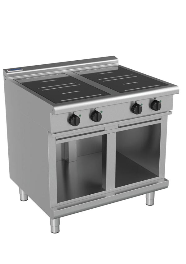 Waldorf 8400 Series INL8400R3-CB 900mm Four Round Induction Cooktop on Cabinet Base with Low Height Splashback - Image 2