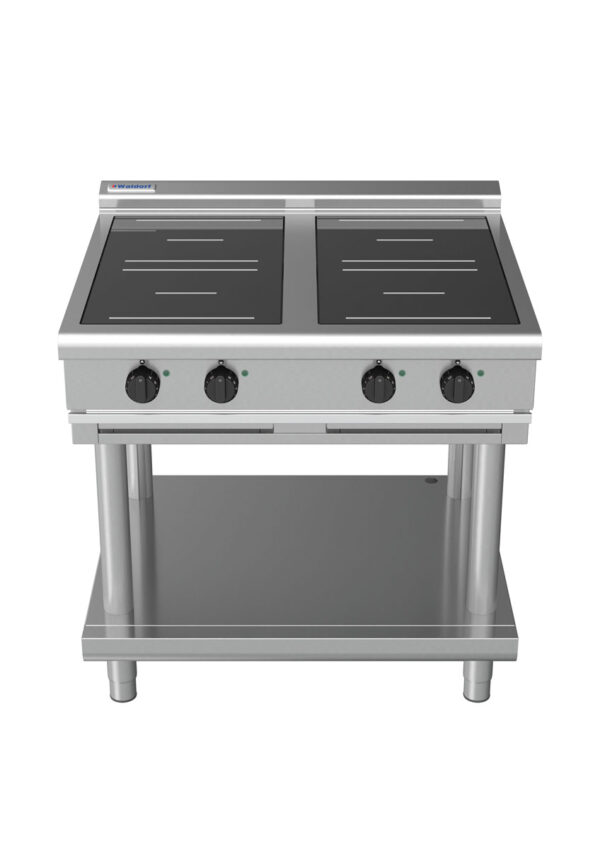 Waldorf 8400 Series INL8400R5-LS 900mm Four Round Induction Cooktop on Leg Stand