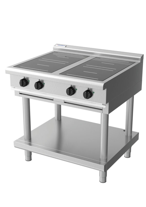 Waldorf 8400 Series INL8400R5-LS 900mm Four Round Induction Cooktop on Leg Stand - Image 3