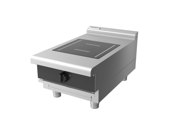 Waldorf BOLD 8100 Series INLB8100F-B-BLK 450mm Single Full Area Induction Benchtop Cooktop with Low Height Splashback in Black - Image 3