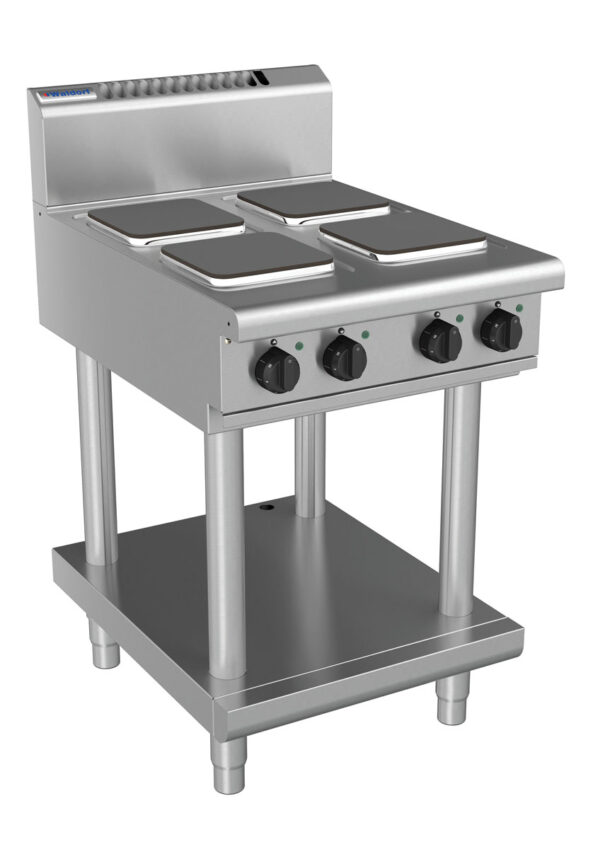Waldorf 8400 Series RN8400SE-LS 600mm Electric Cooktop on Leg Stand with Sealed Hobs - Image 2