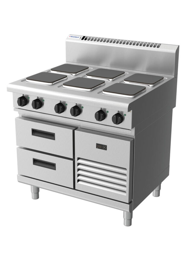 Waldorf 8600 Series RN8600SE-RB 900mm Electric Cooktop on Refrigerated Base with Sealed Hobs - Image 3