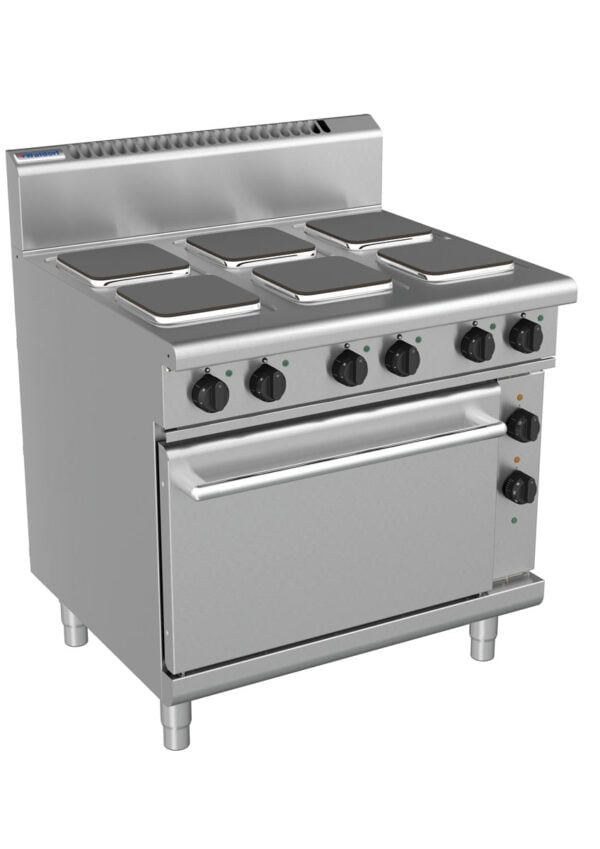Waldorf 8610 Series RN8610SEC 900mm Electric Cooktop on 2/1 Convection Oven with Sealed Hobs - Image 2