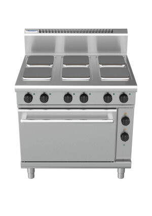 Waldorf 8610 Series RN8610SE 900mm Electric Cooktop on 2/1 Static Oven with Sealed Hobs