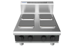 Waldorf BOLD 8400 Series RNB8400SE-B-BLK 600mm Electric Benchtop Cooktop with Sealed Hobs in Black