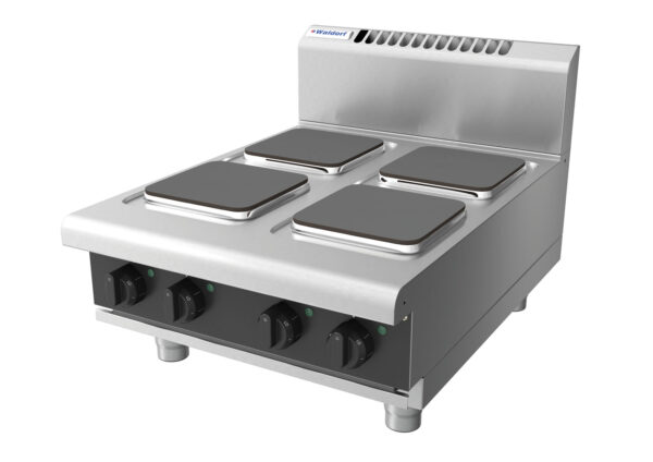 Waldorf BOLD 8400 Series RNB8400SE-B-BLK 600mm Electric Benchtop Cooktop with Sealed Hobs in Black - Image 3