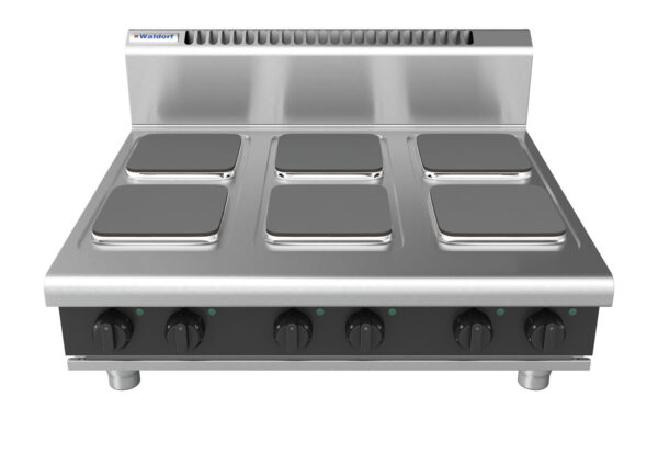 Waldorf BOLD 8600 Series RNB8600SE-B-BLK 900mm Electric Benchtop Cooktop with Sealed Hobs in Black