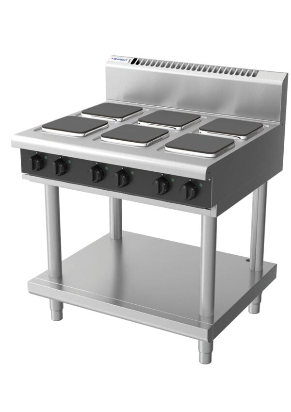 Waldorf BOLD 8600 Series RNB8600SE-LS-BLK 900mm Electric Cooktop on Leg Stand with Sealed Hobs in Black - Image 3