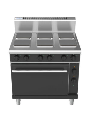 Waldorf BOLD 8610 Series RNB8610SEC 900mm Electric Cooktop on 2/1 Convection Oven with Sealed Hobs in Black