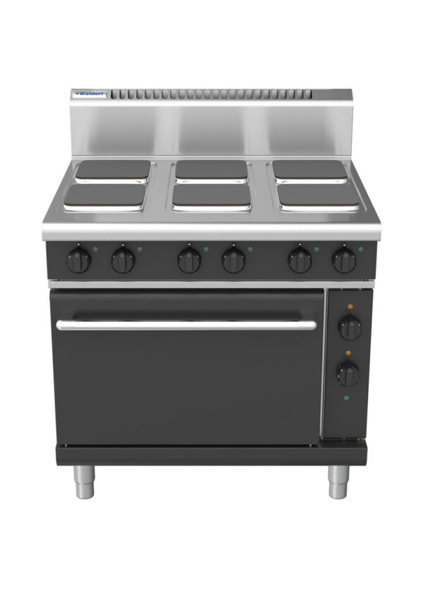 Waldorf BOLD 8610 Series RNB8610SEC 900mm Electric Cooktop on 2/1 Convection Oven with Sealed Hobs in Black - Image 2