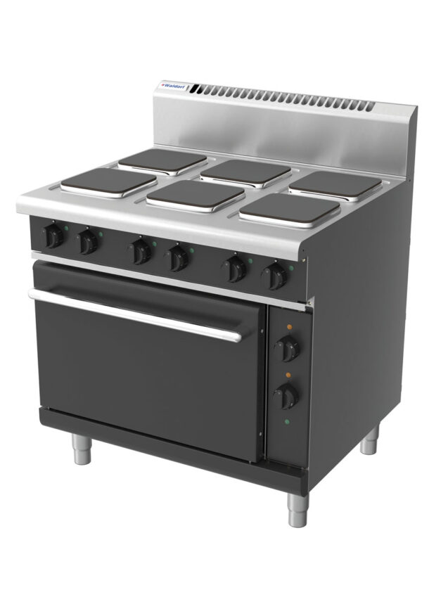 Waldorf BOLD 8610 Series RNB8610SEC 900mm Electric Cooktop on 2/1 Convection Oven with Sealed Hobs in Black - Image 3