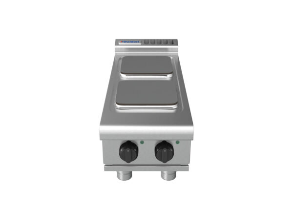Waldorf 8200 Series RNL8200SE-B 300mm Electric Benchtop Cooktop with Sealed Hobs and Low Height Splashback