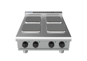 Waldorf 8400 Series RNL8400SE-B 600mm Electric Benchtop Cooktop with Sealed Hobs and Low Height Splashback