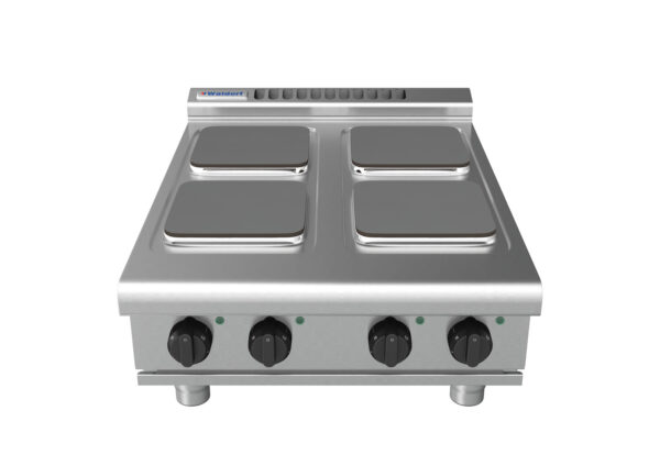 Waldorf 8400 Series RNL8400SE-B 600mm Electric Benchtop Cooktop with Sealed Hobs and Low Height Splashback