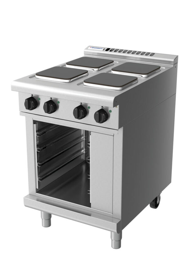 Waldorf 8400 Series RNL8400SE-CB 600mm Electric Cooktop on Cabinet Base with Sealed Hobs and Low Height Splashback - Image 3