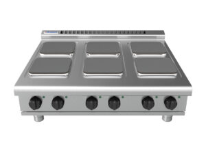 Waldorf 8600 Series RNL8600SE-B 900mm Electric Benchtop Cooktop with Sealed Hobs and Low Height Splashback