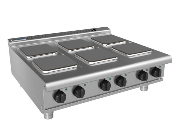 Waldorf 8600 Series RNL8600SE-B 900mm Electric Benchtop Cooktop with Sealed Hobs and Low Height Splashback - Image 2
