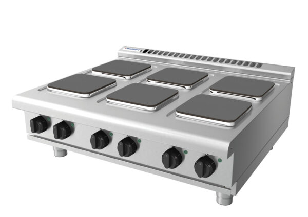 Waldorf 8600 Series RNL8600SE-B 900mm Electric Benchtop Cooktop with Sealed Hobs and Low Height Splashback - Image 3