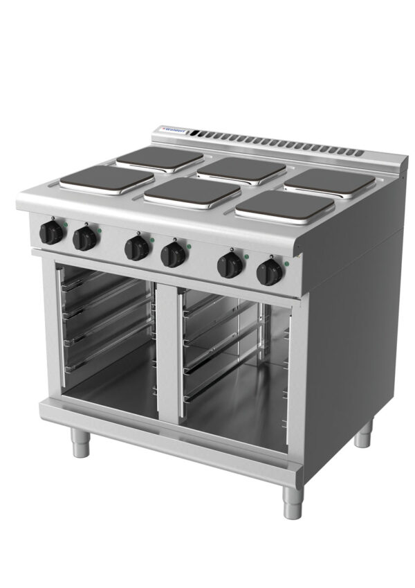 Waldorf 8600 Series RNL8600SE-CB 900mm Electric Cooktop on Cabinet Base with Sealed Hobs and Low Height Splashback - Image 3