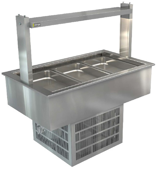 Cossiga LSRF3 Refrigerated Well with Gantry Cossiga LSRF3 Refrigerated Well with Gantry