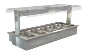 Cossiga LSBM5-FT 5 x 1/1 Heated Bain Marie Buffet Display
