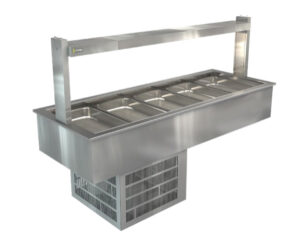 Cossiga LSRF5 5 x 1/1 GN Drop In Chilled Ice Well