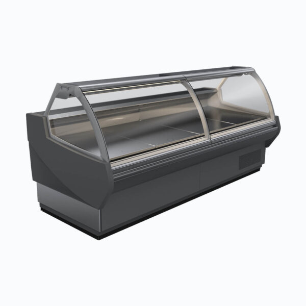 Bromic DD2500CG-NR 2580mm Curved Glass Deli Display - Image 2