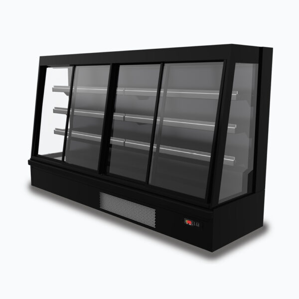 Bromic SVM1000SD-NR Two Sliding Doors, 332Lt Semi Vertical Multideck Display Fridge - Image 3