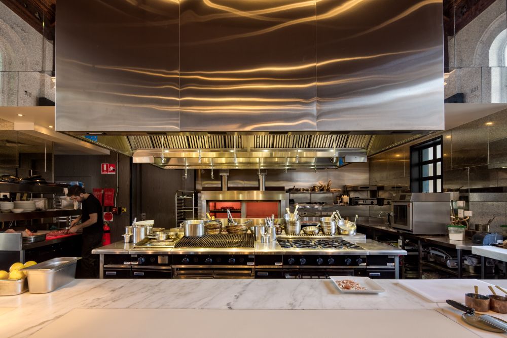The Westin - Commercial Island Kitchen Layout