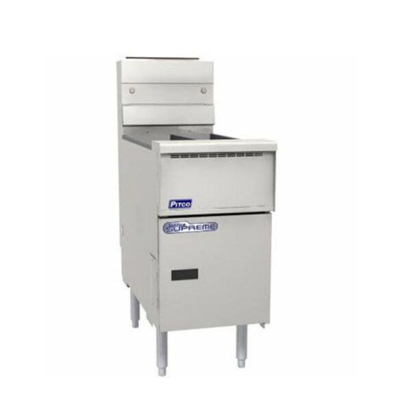 Pitco SSH55T-SSTC 2 x 11Lt Gas Fryer (NAT Gas)