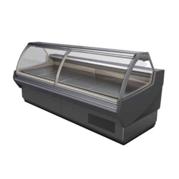 Bromic DD1250CG-NR 1330mm Curved Glass Deli Display - Image 3