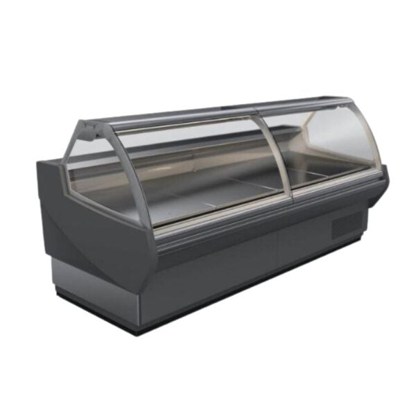 Bromic DD1875CG-NR 1955mm Curved Glass Deli Display - Image 2