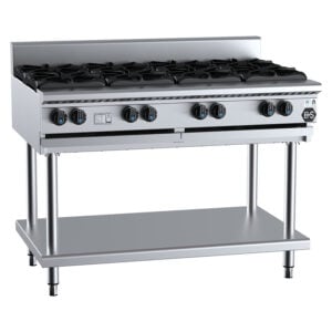 B&S BT-SB8 8 Burner Gas Boiling Top on Leg Stand (LPG Gas)
