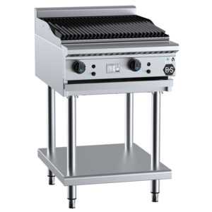 Black CBR-6 600mm Gas Char Broiler (LPG Gas)