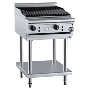 Black CBR-6 600mm Gas Char Broiler (LPG Gas)