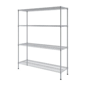 Caterlink CSH.60150 Epoxy 4 Tier Wire Shelving Unit