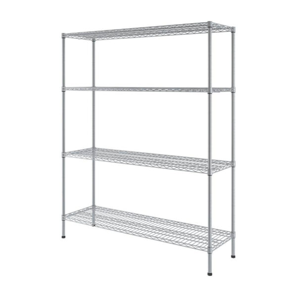 Caterlink CSH.60150 Epoxy 4 Tier Wire Shelving Unit
