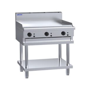 Luus CS-6P3C 600mm Grill Plate with 300mm Chargrill (NAT Gas)