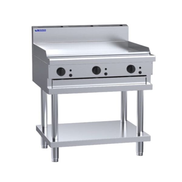 Luus CS-6P3C 600mm Grill Plate with 300mm Chargrill (LPG Gas)