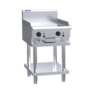 Luus CS-6P-NG 600mm Griddle on Leg Stand (NAT Gas)