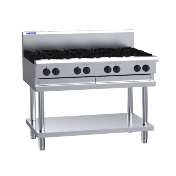 Luus CS-8B Series 1200mm 8 Burner Cooktop (Nat Gas)