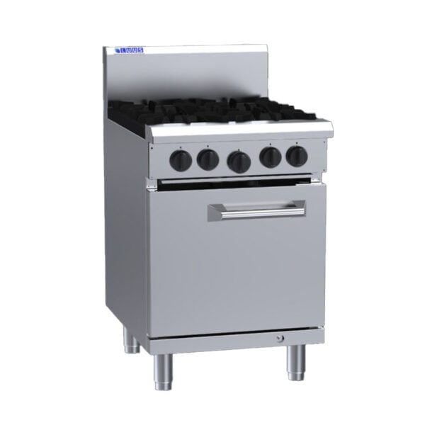 Luus RS-4B 4 Gas Burner with Static Oven (NAT Gas)