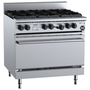 B&S OV-SB6-LPG 6 Burner Oven (LPG Gas)