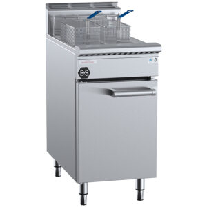 B & S TF-451S Split Pan Turbo Fryer (NAT Gas)